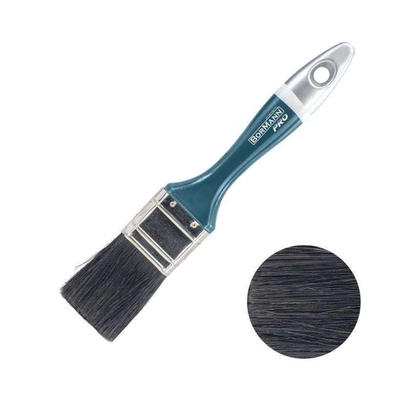PENNELLO DOPPIO MANICO DA 2,5" SETOLE NERE NETURALI E SINTETICHE - BHT5616