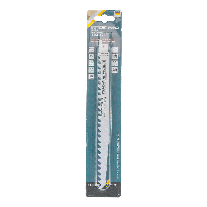 SET DI 5 LAME PER SEGHETTO ALTERNATIVO A GATTUCCIO CV TAGLIO RAPIDO 6,3mm - BHT6015