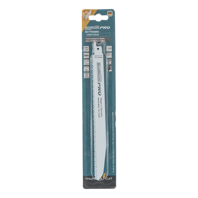 SET DI 5 LAME PER SEGHETTO ALTERNATIVO A GATTUCCIO C/CHIODI BIMETALLICHE TAGLIO RAPIDO 4,2mm - BHT6020