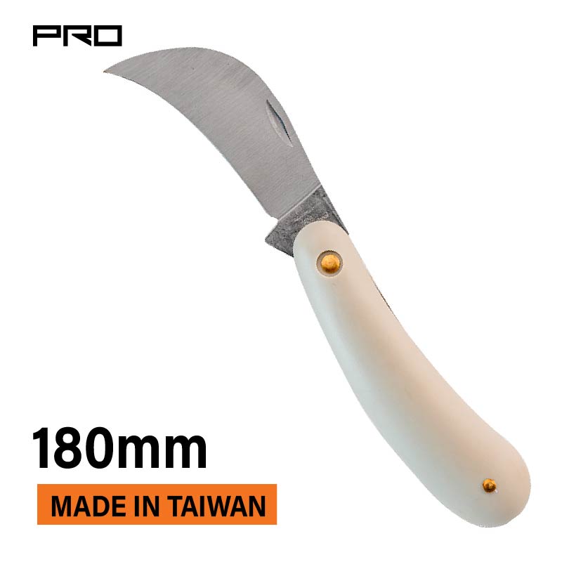 COLTELLO DA RAMI CON LAMA CURVA E PIEGHEVOLE IN ACCIAIO INOSSIDABILE - SSF910 NAKAYAMA