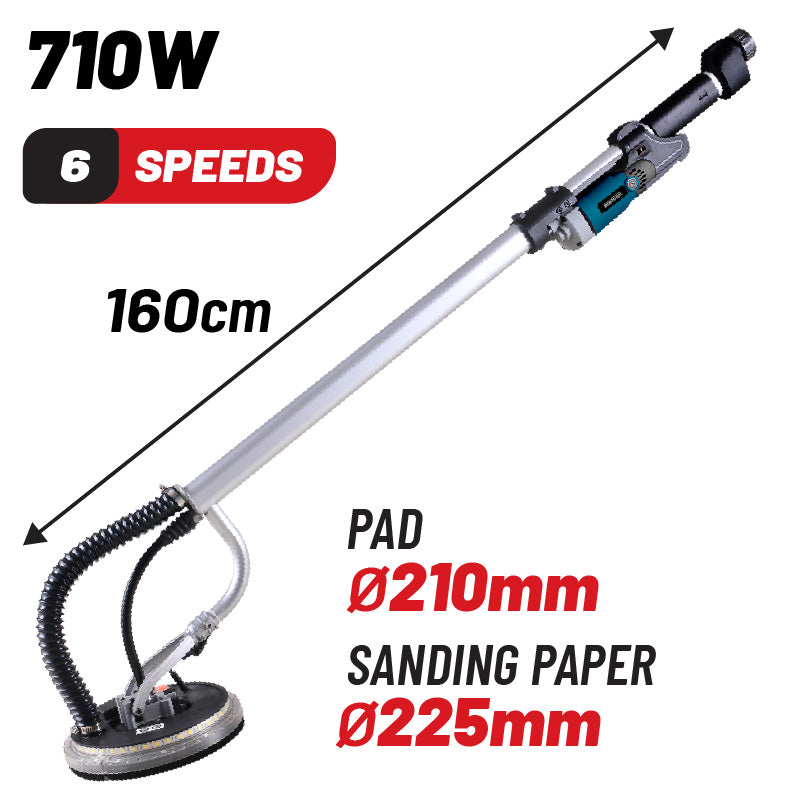 LEVIGATRICE  BORMAN  PER CARTONGESSO 710W, 1000-2100rpm, 160cm, 225mm - BDS7300