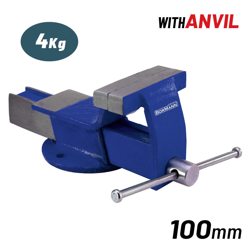 MORSA DA BANCO FISSA CON INCUDINE 100mm - BBV2100