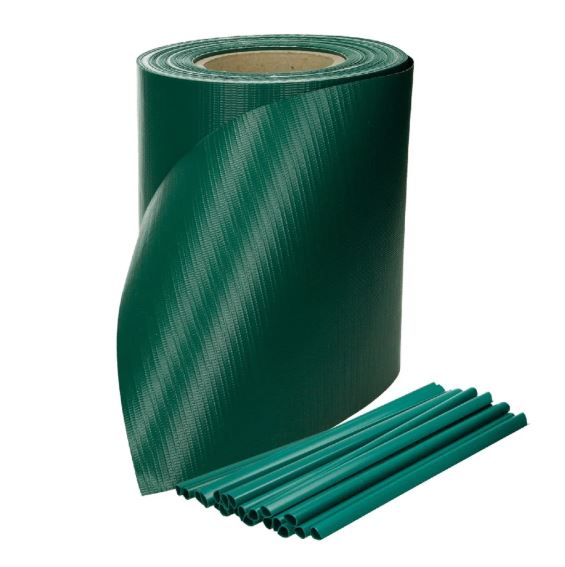 FRANGIVISTA PVC VERDE 19cm 35m C/CLIPS