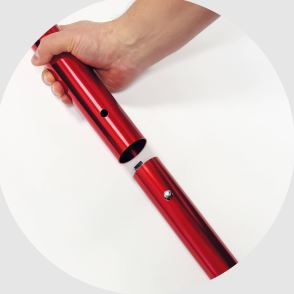 MANICO PER LISCIATRICE MASS DIAM.44 - 180 CM COMPONIBILE