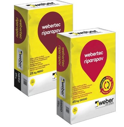 WEBERTEC RIPARAPAV NERO 25KG