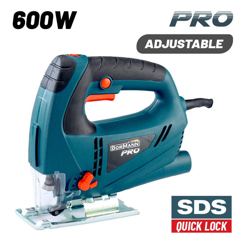 SEGHETTO ALTERNATIVO BORMAN 600W, REGOLABILE-OSCILLANTE 3000rpm, TAGLIO 65mm - BJS6000