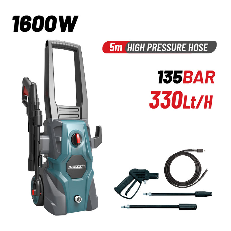 IDROPULITRICE  BORMAN AD ALTA PRESSIONE 1600W, 135Bar, 468Lt/H - BPW2220