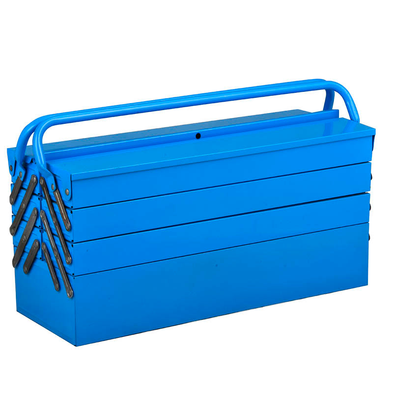 CASSETTA PORTAUTENSILI IN METALLO CON 7 SCOMPARTI L53xP20xA25cm - BTB1070