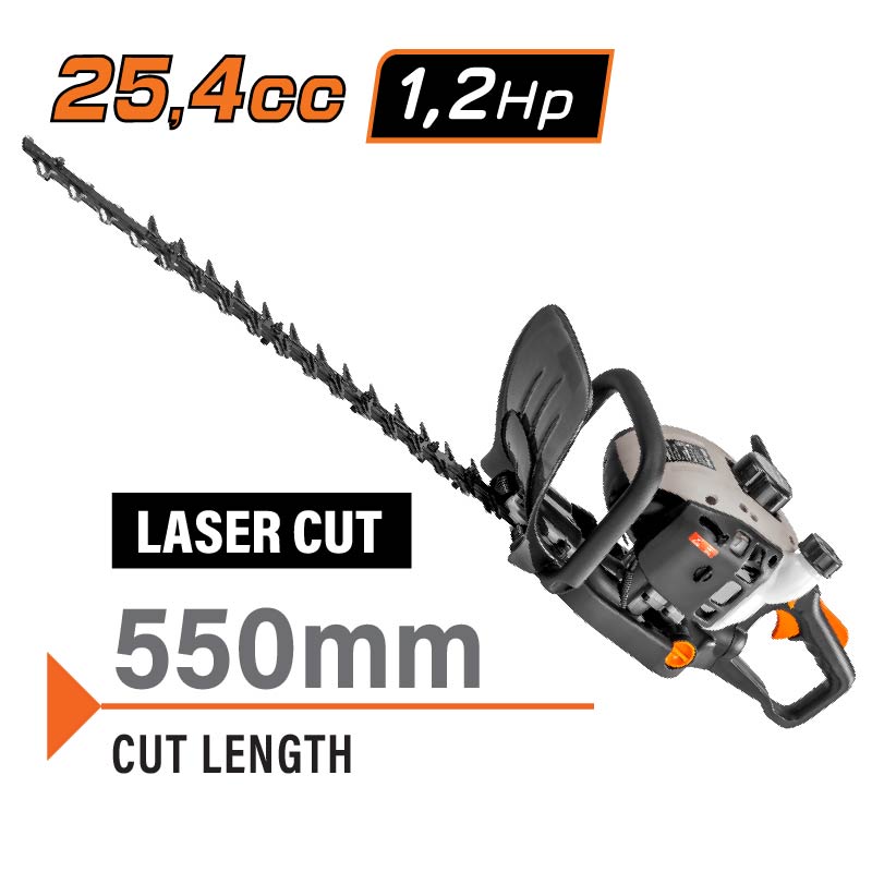 TAGLIASIEPI A SCOPPIO 25,4cc 1,2Hp LAMA A DOPPIO TAGLIO 70cm - PH2570 NAKAYAMA