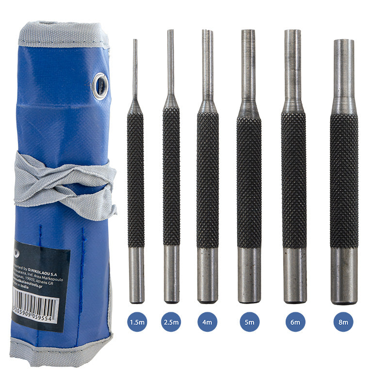 SET DI 6 PUNTERUOLI 1,5/2,5/4/5/6/8mm - BHT7825