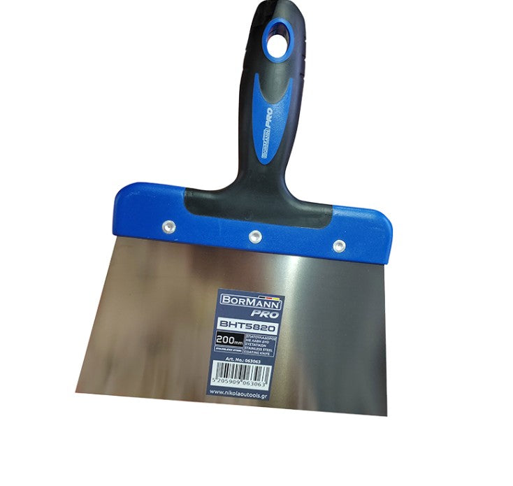 SPATOLA PER STUCCO IN ACCIAIO INOX 120mm CON MANICO BICOMPONENTE - BHT5817