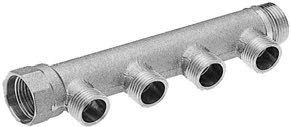 COLLETTORE 4 VIE 3/4' FIL 24 CROMATO