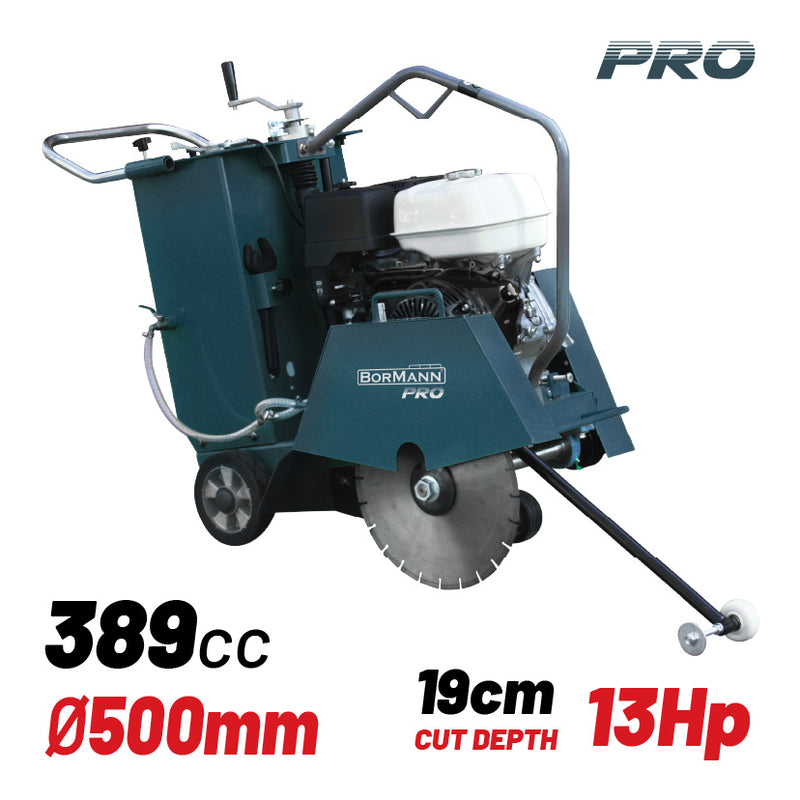 TAGLIA CEMENTO A BENZINA 13HP, 389cc, DISCO DA TAGLIO DIAM.500mm - BTC5118
