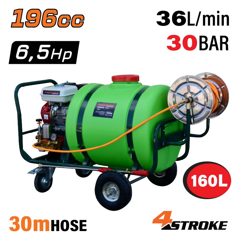 Spruzzatore a benzina NAKAYAMA NS6200 6,5 CV, 160 litri