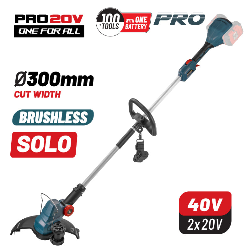 Decespugliatore a batteria BORMANN Pro BBP4550 40 V, (2x20 V), Li-Ion, filo da 30 cm, SOLO