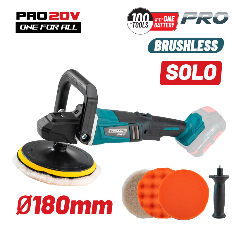 LUCIDATRICE A BATTERIA SENZA SPAZZOLE, REGOLABILE 20V, 900-2400 GIRI/MIN - BBP5160