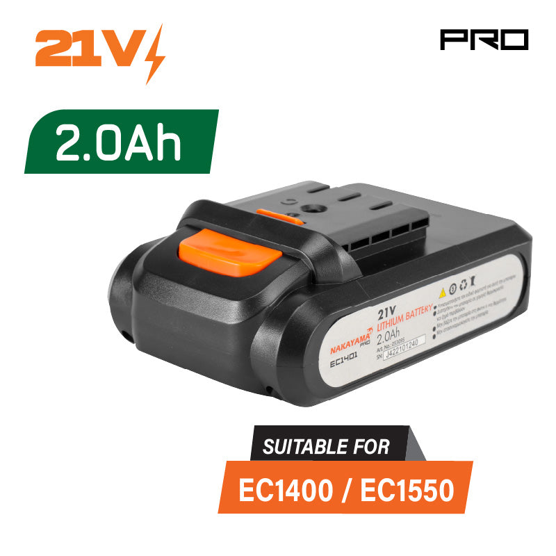 BATTERIA NAKAYAMA 21V, 2Ah - EC1401