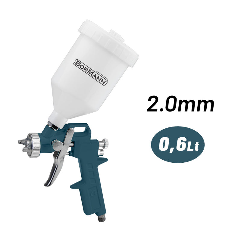 PISTOLA A SPRUZZO AD ARIA COMPRESSA, UGELLO 2mm - BAT6140