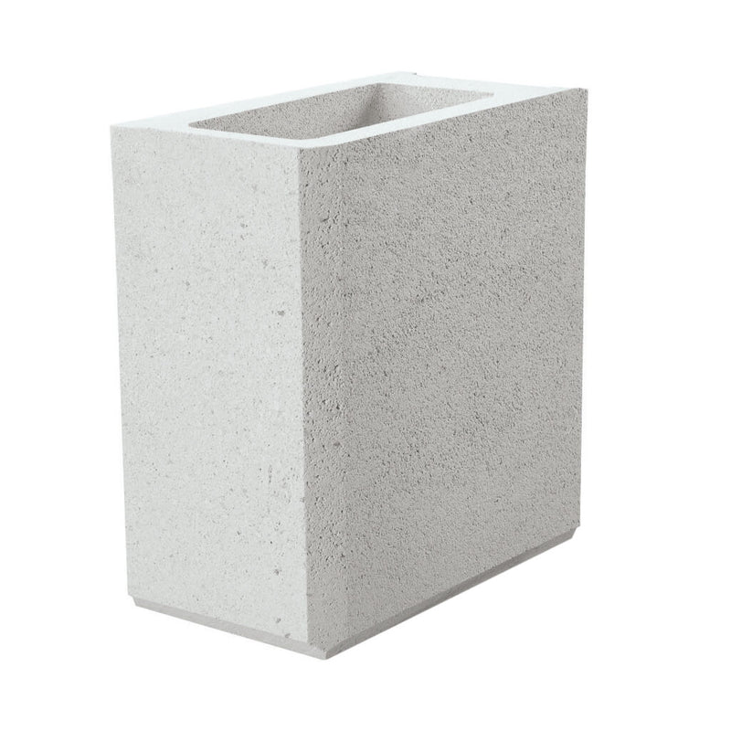 TESTATA PILASTRINO HORIZON BIANCO 29x17x20H