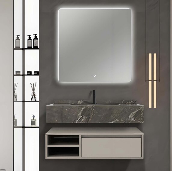MOBILE BAGNO ALBA CM.80 COLORE KHAKI