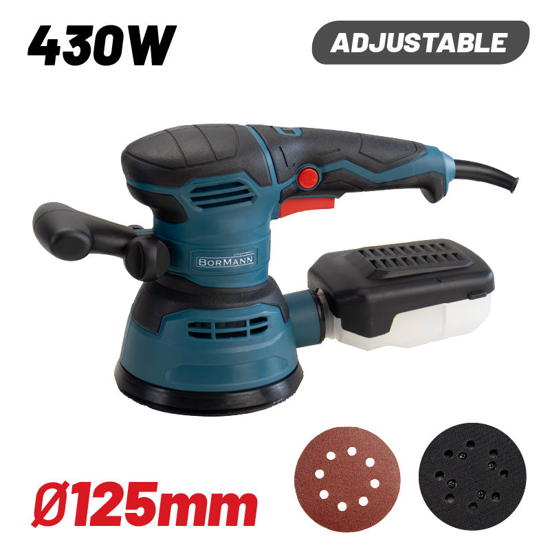 LEVIGATRICE ORBITALE 430W REGOLABILE, DIAM. 125mm - BSS2470
