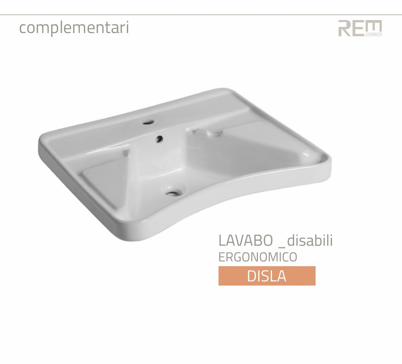 LAVABO DISABILI ERGONOMICO