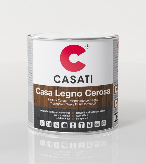Casa legno Cerosa Finitura trasparente 0,75 L - TRASPARENTE