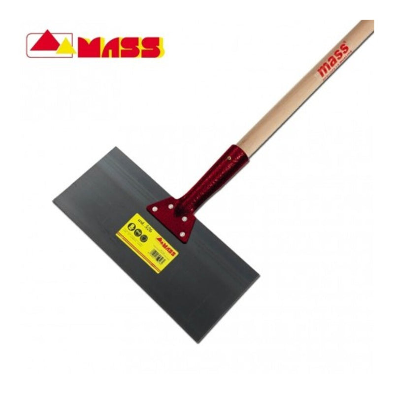 RASCHIETTO TEMPRATO MASS 35x15 C/MANICO IN LEGNO - 526