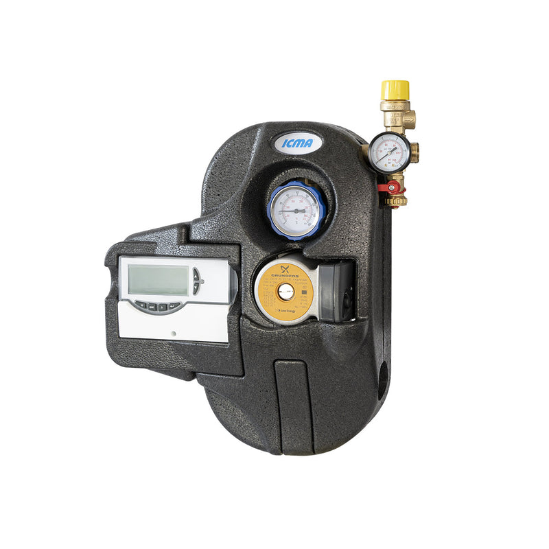 KIT SOL WILO ST 20/6 - S004+S303 - GRUPPO DI CIRCOLAZIONE DI RITORNO PER CIRCUITI PRIMARI DI IMPIANTI SOLARI