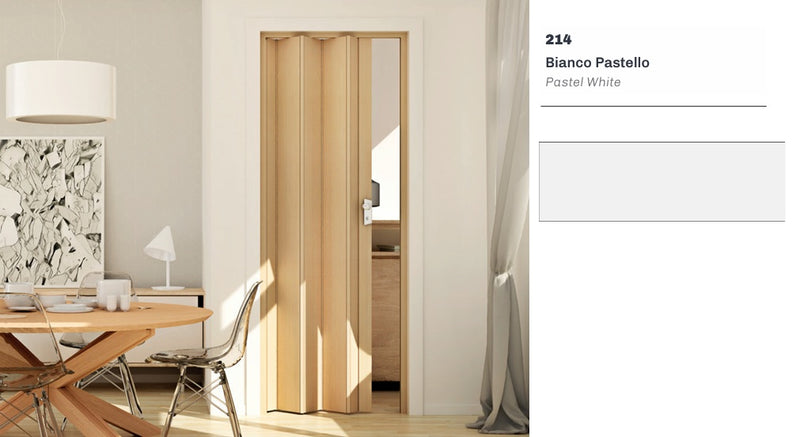 PORTA A SOFFIETTO MOD. MAYA 83x214 - BIANCA