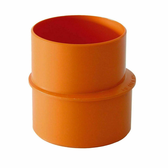 AUMENTO CONICO ECCENTRICO PVC ARANCIO F 40/50 M