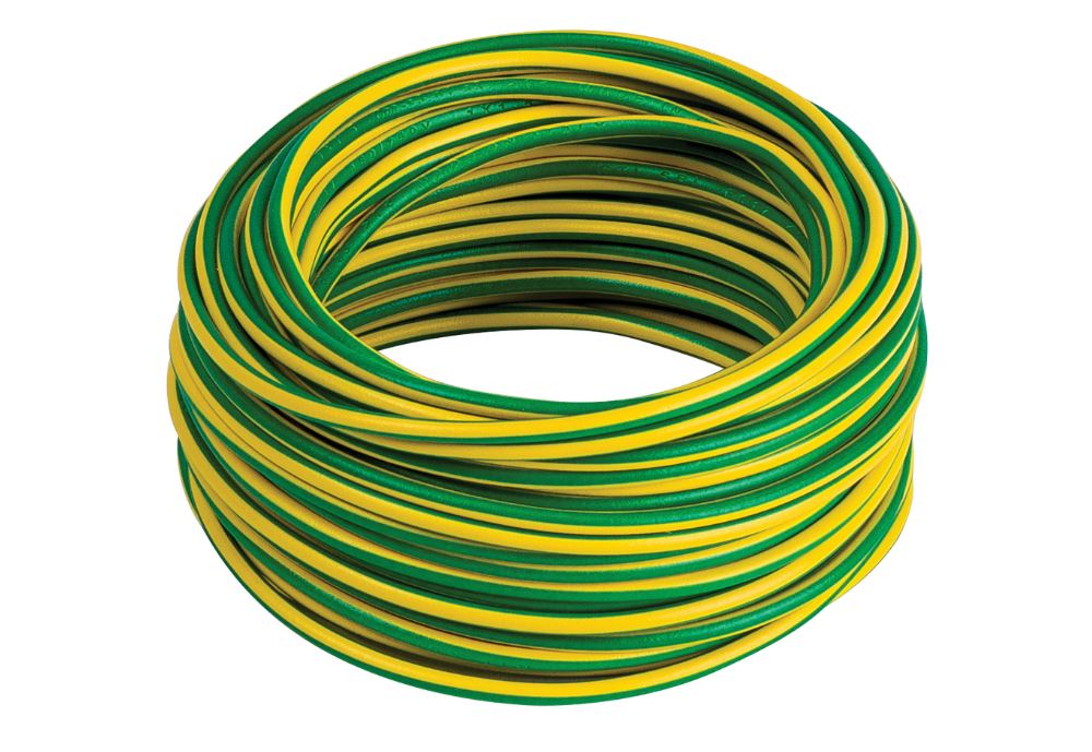 CAVO UNIPOLARE 2,5 MMQ FS17 1x2,5 GIALLO VERDE - 100 ML