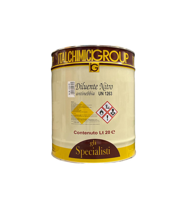 DILUENTE NITRO EXTRA ANTINEBBIA 20 LT PER VERNICE SMALTO PITTURA