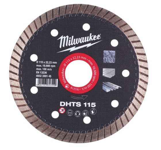 DISCO DIAMANTATO DHTS 115mm - 1pz (GRES PORCELLANATO - GRANITO)