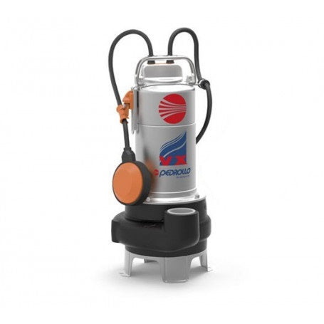 PEDROLLO ELETTROPOMPA PER ACQUE LURIDE VORTEX VXm15/35 230V 50Hz 10m - 1"1/2 1,5 HP