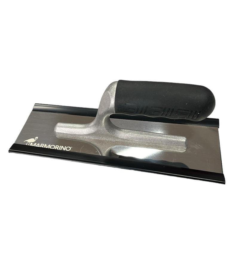 FRATTONE ACC.INOX 240*100 LUCID.TRAPEZIO. MANICO GOMMA