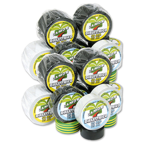 NASTRO ADESIVO DIELETTRICO NERO H.19mm   -ROTOLO 10MT