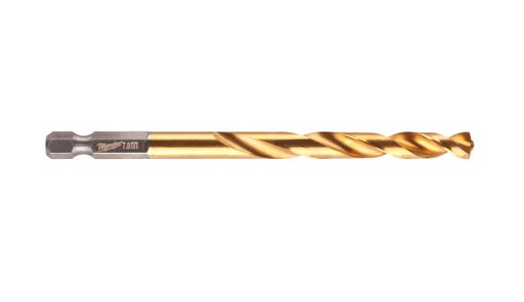 PUNTA METALLO REDHEX HSS-G TITANIO SHOCKWAVE 7,0x109mm - 1pz - MILWAUKEE