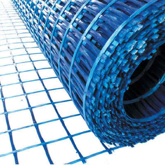 RETE 40X40 PER INTONACO E MASSETTI IN FIBRA DI VETRO AZZURRA - rete a mq