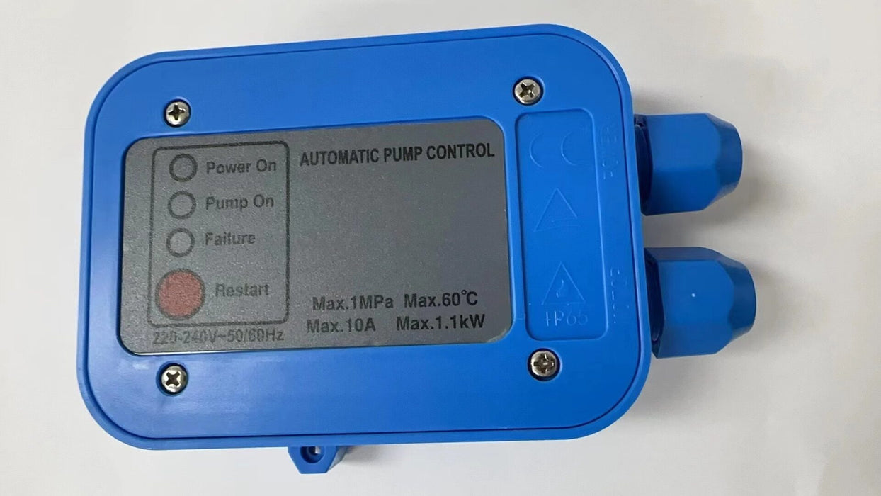 SCHEDA ELETTRONICA PER REGOLATORE AUTOMATICO DI PRESSIONE 2,2 BAR - PRESS CONTROL GIALLO E BLU