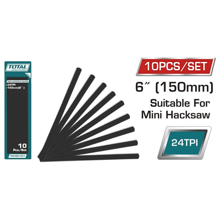 SET 10 LAME PER SEGHETTO MINI DA 150 mm