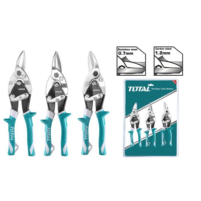 SET DA 3 CESOIE PER ACCIAIO DA 250mm