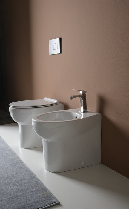 SPOT BIDET a terra FILO MURO B.CO LUCIDO