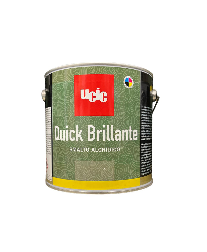 UCIC QUICK SMALTO BRILLANTE 0,75 L - GRIGIO ACCIAIO