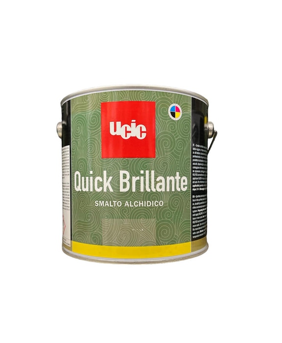 UCIC QUICK SMALTO BRILLANTE 0,75 L - NERO